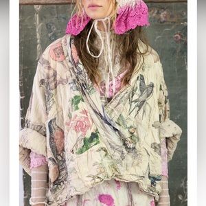 Magnolia Pearl Patchwork Malcolm Kimono jacket 896 Songbird